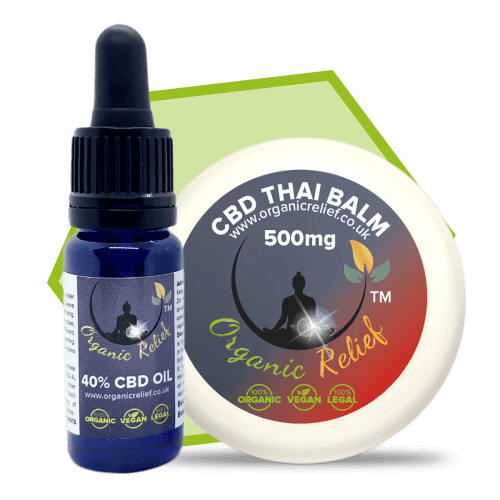 40% (4000mg) CBD Oil / Thai Balm bundle