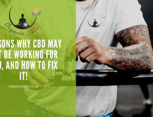 Reasons why CBD may not be working for you, and how to fix it!