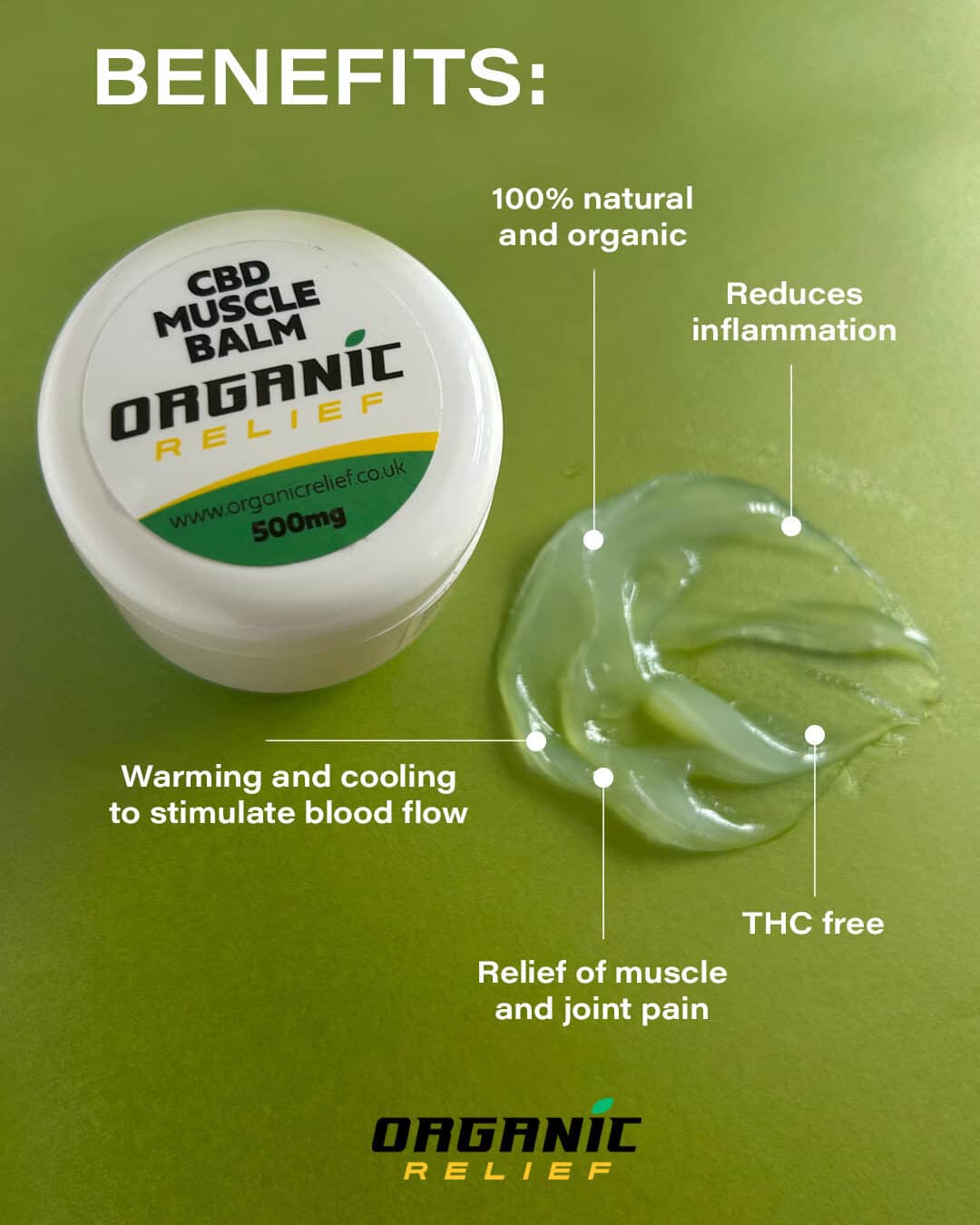 CBD Muscle Balm texture